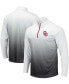 Фото #1 товара Men's Gray Oklahoma Sooners Magic Team Logo Quarter-Zip Jacket