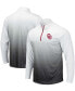 Men's Gray Oklahoma Sooners Magic Team Logo Quarter-Zip Jacket