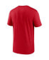 Фото #4 товара Men's Red Los Angeles Angels Big and Tall Logo Legend Performance T-shirt