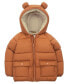 Baby Boys Baby Sherpa Fleece Lined Puffer Jacket 6-24M