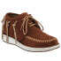 Фото #2 товара Justin Boots Teepee Moccasin Booties Womens Brown Casual Boots JL200
