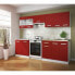 Фото #3 товара кухонный шкаф Красный PVC Стеклянный Пластик меламин 80 x 31 x 55 cm