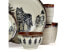 Фото #4 товара Elama Majestic Wolf 16 Piece Luxurious Stoneware Dinnerware with Complete Settin