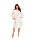 ფოტო #1 პროდუქტის Plus Size June + Vie Eyelet Boardwalk Shirtdress