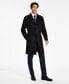 Men's Addison Wool-Blend Trim Fit Overcoat