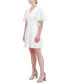 Фото #3 товара Petite Lace Flutter-Sleeve Fit & Flare Dress