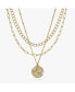 ფოტო #1 პროდუქტის Layered Chain Necklace - Michelle Set