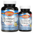 Фото #1 товара Carlson, Wild Norwegian EcoSmart Omega-3, Natural Lemon, 500 mg, 90 Soft Gels