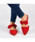 ფოტო #12 პროდუქტის Women's Telulah Bow Slip On Flat Mules