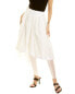 Rosie Assoulin Sheer Panel Silk-Lined Skirt Women's