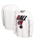 Фото #1 товара Men's White Oklahoma Sooners Ball In Bench Long Sleeve T-shirt
