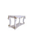 Vendome Sofa Table, Antique Pearl Finish