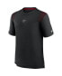 Фото #3 товара Men's Black Atlanta Falcons Sideline Player UV Performance T-shirt