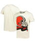 Фото #4 товара Men's Cream Cleveland Browns Sideline Chrome T-shirt