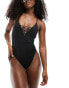 Nike Swimming Sneakerkini 2.0 crossback swimsuit in black