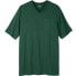 Фото #1 товара Big & Tall Shrink-Less Lightweight Longer-Length V-Neck T-Shirt