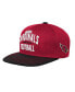 Фото #1 товара Big Boys and Girls Cardinal, Black Arizona Cardinals Lock Up Snapback Hat