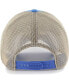 Фото #2 товара Men's Powder Blue, Natural Los Angeles Chargers Notch Trucker Clean Up Adjustable Hat
