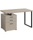 Фото #1 товара Desk with 3 Storage Drawers and Floating Desktop