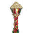 Фото #2 товара Новогоднее украшение Разноцветный Позолоченный Деревянный Пластик Ткань Фонарь 13 x 13 x 60 cm