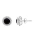 ფოტო #1 პროდუქტის Onyx (6mm) Beaded Stud Earrings