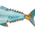 Фото #3 товара Настенный декор Home ESPRIT Синий Разноцветный Позолоченный Рыба Средиземноморье 70 x 4,5 x 25,5 cm (2 штук)