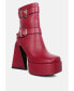 Фото #3 товара Hot Cocoa High Platform Ankle Boots