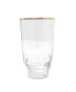 Фото #3 товара Высокие стаканы для хайбол Vivience shaped Bottom Rim, набор из 6 шт.