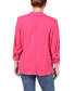 ფოტო #2 პროდუქტის Petite 3/4 Sleeve Scuba Crepe Blazer