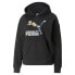 Фото #2 товара Puma Classics Logo Infill Pullover Hoodie Mens Black Casual Outerwear 53950101