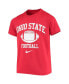 ფოტო #1 პროდუქტის Big Boys Scarlet Ohio State Buckeyes Retro Lockup Legend Performance T-shirt