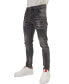 ფოტო #3 პროდუქტის Men's Modern Whiskered Denim Jeans