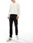 DTT stretch slim fit jeans in washed black