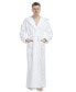 ფოტო #7 პროდუქტის Men's Thick Full Ankle Length Hooded Turkish Cotton Bathrobe