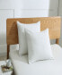 Фото #1 товара Cooling Knit Bed Pillow with Nano Feather Fill and Removable Cover Jumbo