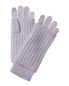 Фото #1 товара Hannah Rose Waffle Stitch 3-In-1 Cashmere Tech Gloves Women's Blue