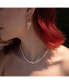 ფოტო #4 პროდუქტის 18K Gold Plated Huggied with Pink Dyed Freshwater Pearls and Lampwork Butterflies Beads - Heather Earrings For Women
