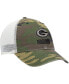 ფოტო #4 პროდუქტის Men's '47 Camo Green Bay Packers Branson Clean Up Trucker Hat