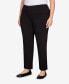 Plus Size Tech Stretch Full Length Pant with Elastic Waistband Черный, 20W - фото #3