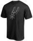 Фото #2 товара Men's Black San Antonio Spurs Primary Team Logo T-shirt