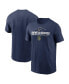 Фото #1 товара Men's Navy Milwaukee Brewers Team Engineered Performance T-shirt
