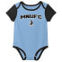 Фото #2 товара MLS Minnesota United FC Infant 3pk Bodysuit