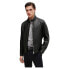 BOSS H Mansell2 10257647 leather jacket Черный, 50 - фото #1