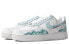 【定制球鞋】 Nike Air Force 1 Low 特殊鞋盒 逐梦南山 山水画 简约 低帮 板鞋 男款 蓝绿白 / Кроссовки Nike Air Force CW2288-111