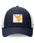 Фото #2 товара Men's Navy/White West Virginia Mountaineers Primetime Club Trucker Adjustable Hat