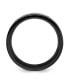 ფოტო #2 პროდუქტის Stainless Steel Brushed Black IP-plated Heartbeat Band Ring