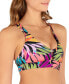 ფოტო #4 პროდუქტის Juniors' Max Tropic Dance Scoop-Neck Bikini Top