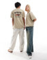 Фото #4 товара Dickies chincoteague back print t-shirt in beige