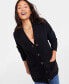 Фото #1 товара Women's Long Patch Pocket Cardigan, Created for Macy's