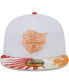 ფოტო #3 პროდუქტის Men's White, Orange Chicago White Sox Flamingo 59FIFTY Fitted Hat